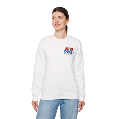 Crewneck Sweatshirt — "You Are God's Child" Graphic Christian Sweatshirt