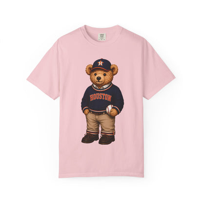 Vintage Preppy Teddy Bear Tee - Boston Baseball Edition