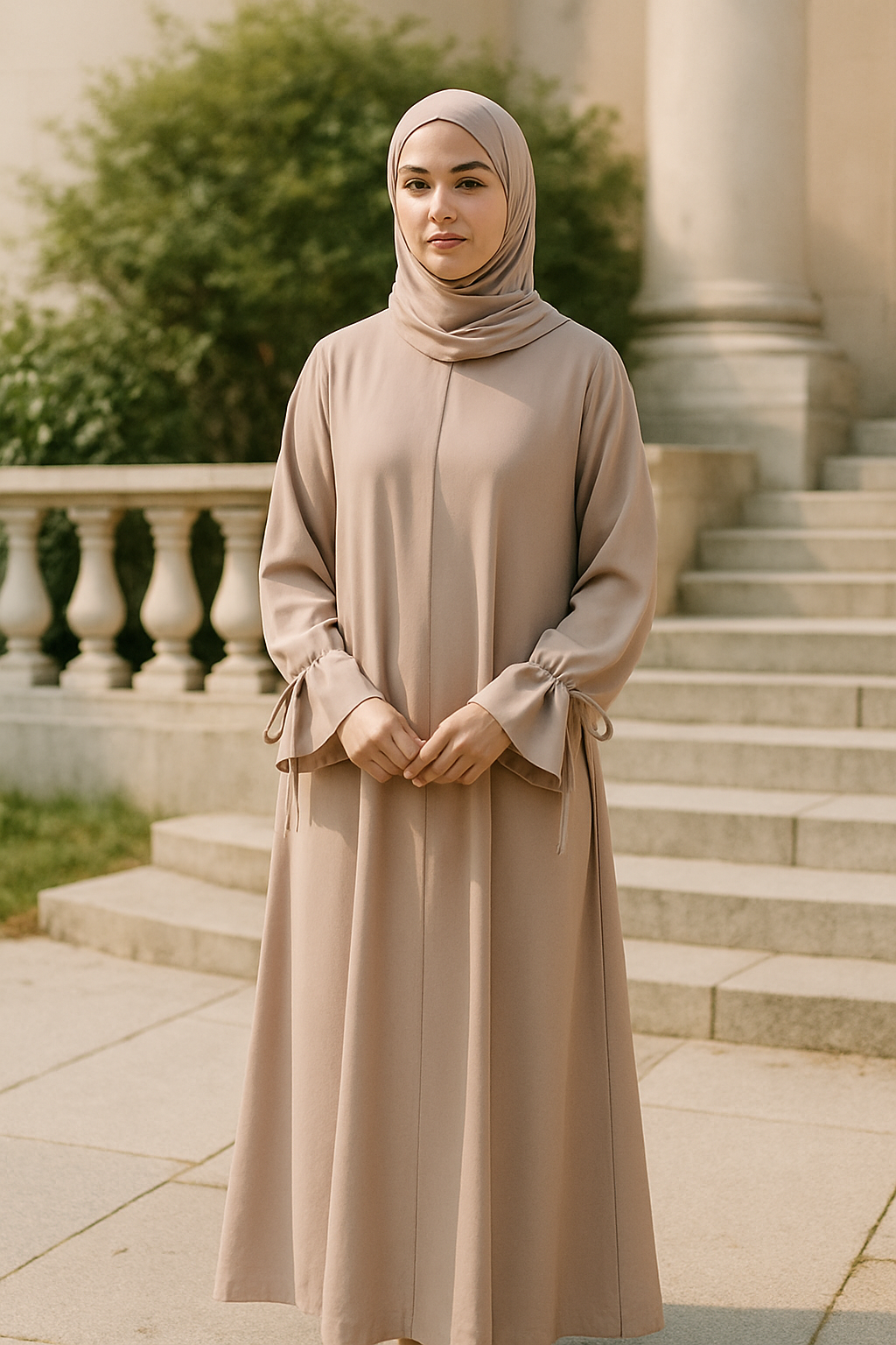 Elegant Ramadan Abaya 2025 | Dubai-Inspired Modest Muslim Women’s Dress