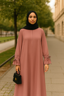 Elegant Ramadan Abaya 2025 | Dubai-Inspired Modest Muslim Women’s Dress
