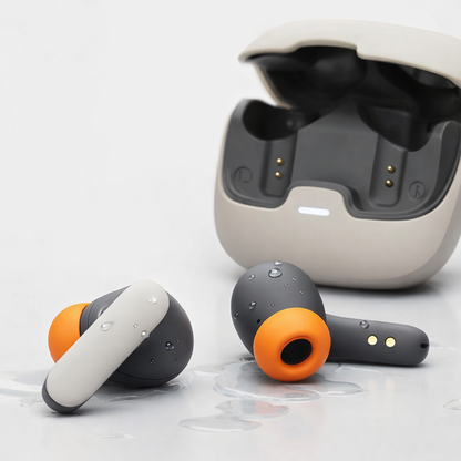 Auriculares inalámbricos premium con llamadas ENC, resistentes a salpicaduras, Smart Touch y batería de larga duración.