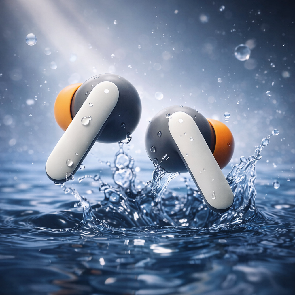 Auriculares inalámbricos premium con llamadas ENC, resistentes a salpicaduras, Smart Touch y batería de larga duración.