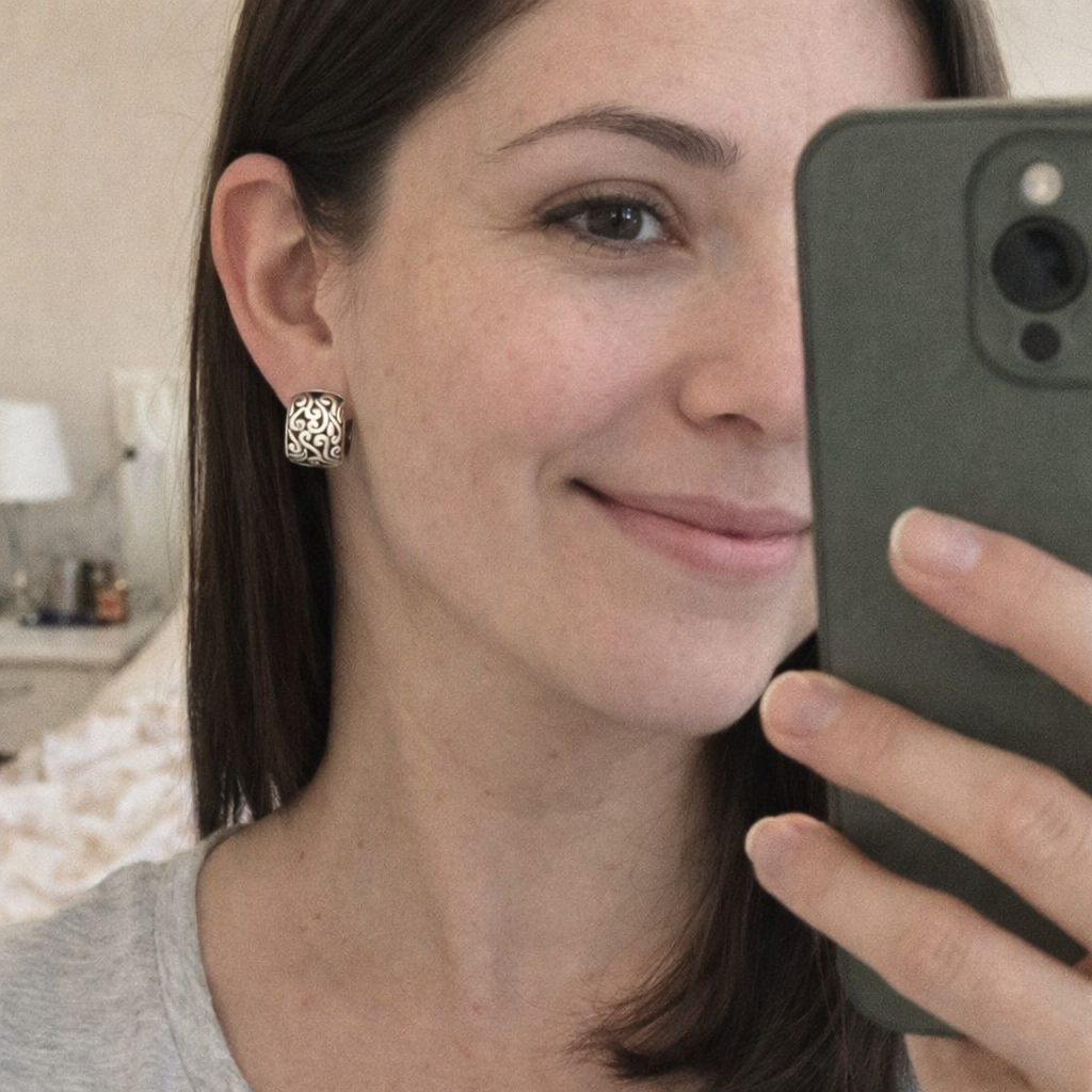 Relic Sterling Silver Earrings