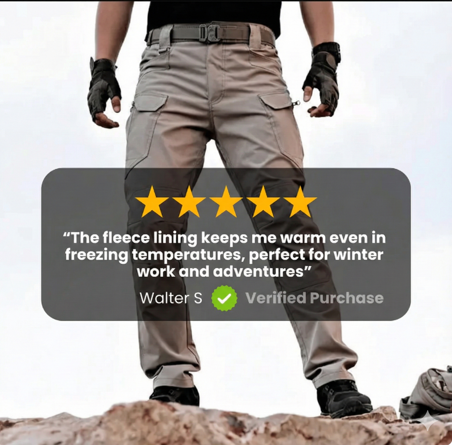 Fleece Lined Waterproof Utility Pants