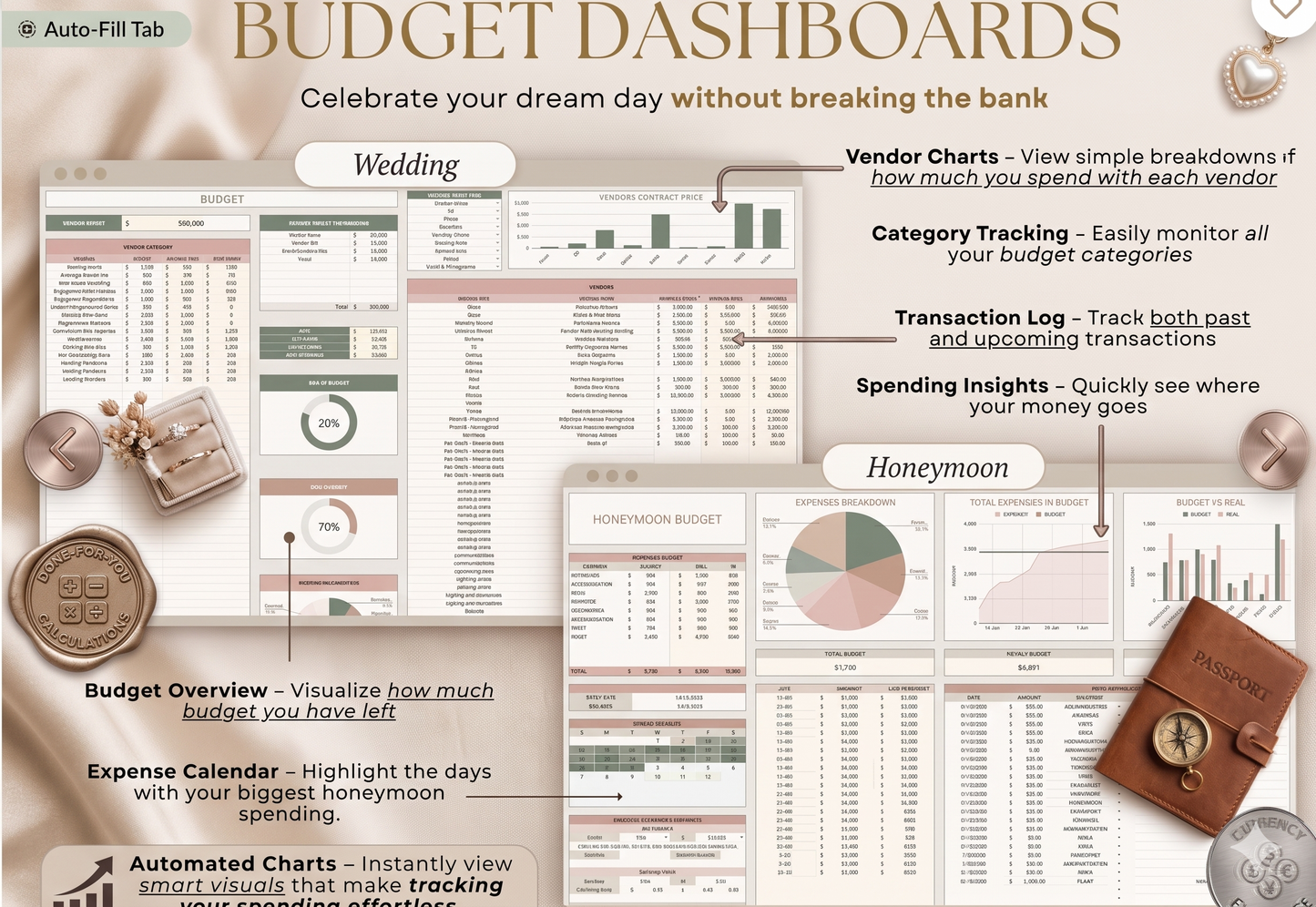 Wedding Planner Spreadsheet Wedding Budget Tracker Wedding Timeline Checklist Guest List Tracker Wedding Itinerary Seating Plan Wedding Gift