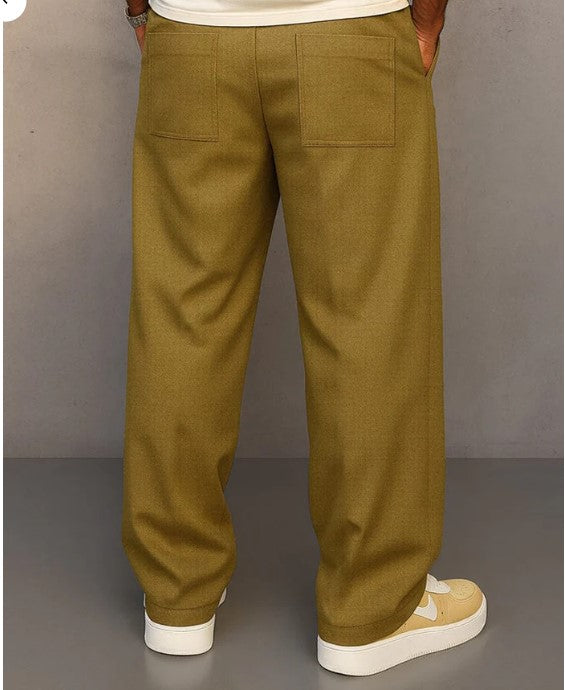 CraftedSense™ Premium Cotton Relaxed Trousers