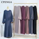 Elegant Ramadan Abaya 2025 | Dubai-Inspired Modest Muslim Women’s Dress