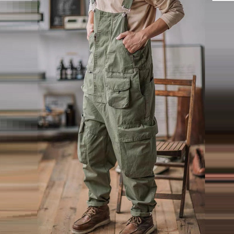 The Iron-Clad Craftsman: Heavy-Duty Reinforced Canvas Overalls