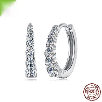 Classic Shining Moissanite Ear Clip