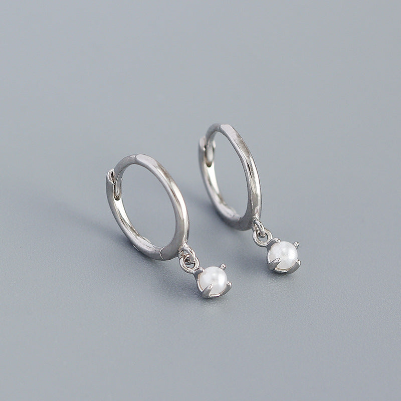Minimalist Pearl Design Sense Earrings Women