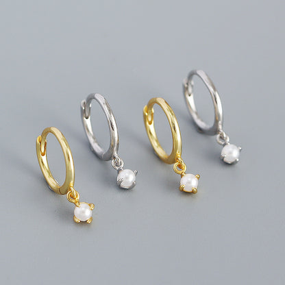 Minimalist Pearl Design Sense Earrings Women