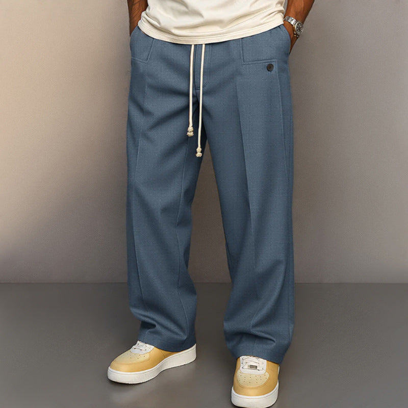 CraftedSense™ Premium Cotton Relaxed Trousers