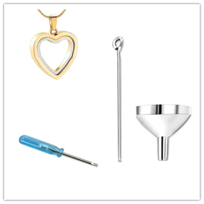 CraftedSense™ Heart Memory Necklace 💖 | Elegant Keepsake Pendant