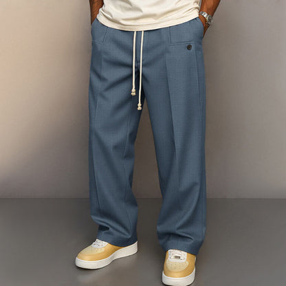 CraftedSense™ Premium Cotton Relaxed Trousers