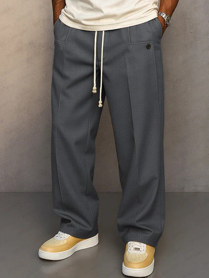 CraftedSense™ Premium Cotton Relaxed Trousers