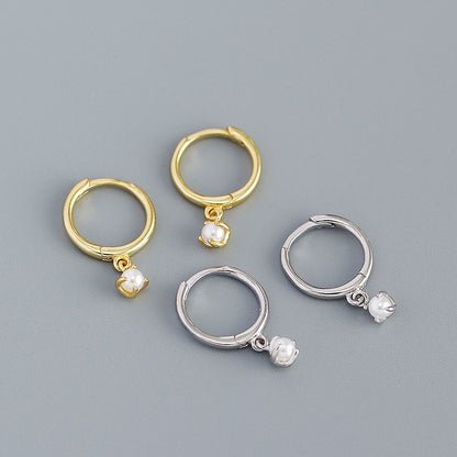 Minimalist Pearl Design Sense Earrings Women